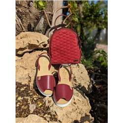 AB.Zapatos · 3202 · Granate+AB.Z · Pelle · mochila 421 (650) Granate АКЦИЯ