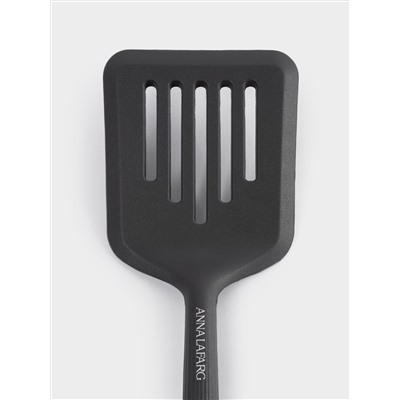 Лопатка с прорезями, 32 см, силикон, графитовая, Streak