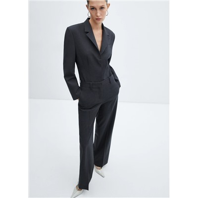 Body americana entallada traje lana