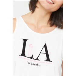 Camiseta de tirantes Cybille Crudo