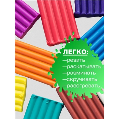 Пластилин "Радуга" 6 цветов 60943