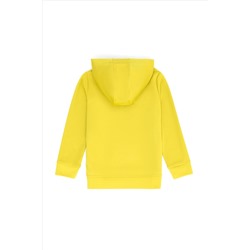 Çocuk Fıstık Yeşili Kapüşonlu Sweatshirt