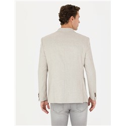 Bej Ex. Slim Fit Ceket