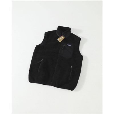 Лимитированный жилет из овечьего флиса с воротником-стойкой PATAGONI*A