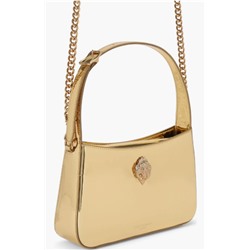 Bond Metallic Leather Shoulder Bag Kurt Geiger London