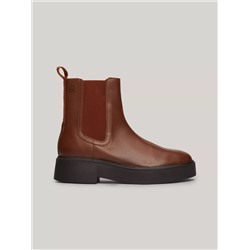 Monogram Leather Chelsea Boot  Women's