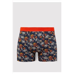 Mavi Baskılı Turuncu Boxer 092655-85585