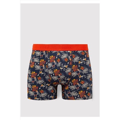 Mavi Baskılı Turuncu Boxer 092655-85585