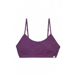 Sujetador top Seamless granate floral