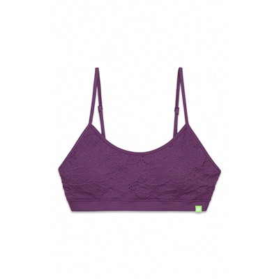 Sujetador top Seamless granate floral