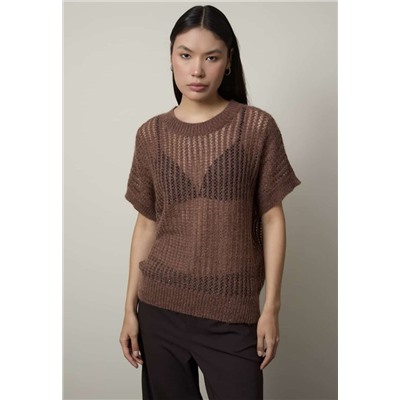 KZK 13292 Джемпер коричневый