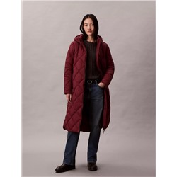 Long Hooded Puffer Jacket