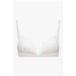 Sujetador triangular CHARMING encaje blanco
