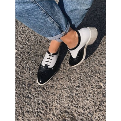 BDA · 6180 negro+Ab.Zapatos PELLE Milan (930) blanco АКЦИЯ