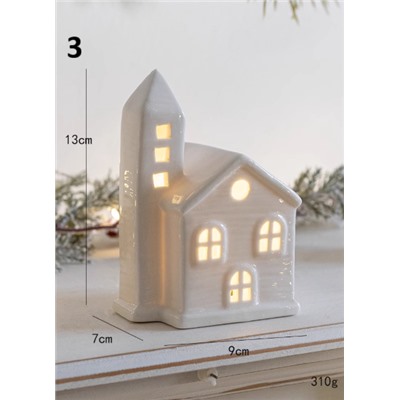 Светящийся керамический дом