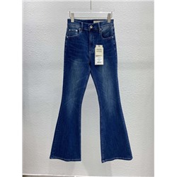 Расклешенные джинсы Rag&Bone, эластичная ткань из чистого хлопка, удобная и стильная верхняя часть,