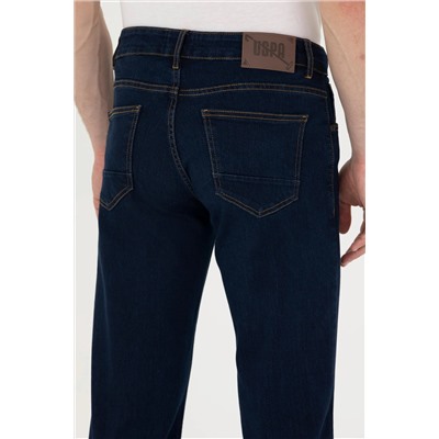 Erkek Lacivert Jean Pantolon