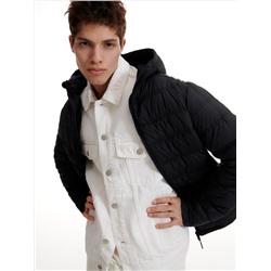 Steppjacke mit Kapuze