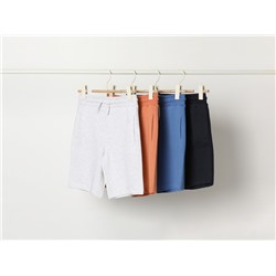 PACK OF 4 PAIRS OF BASIC PLUSH BERMUDA SHORTS