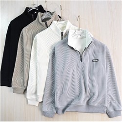 Мужская флисовая теплая повседневная толстовка