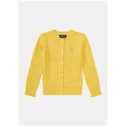 Girls 2-6x Mini-Cable Cotton Cardigan