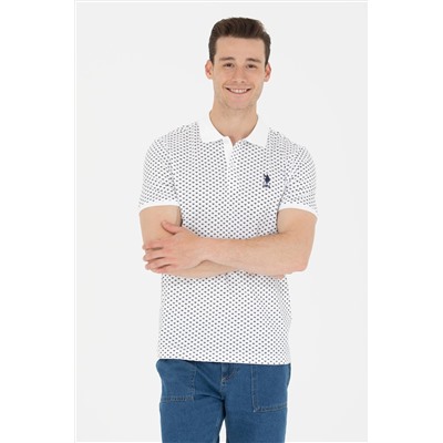 Erkek Beyaz Polo Yaka Tişört