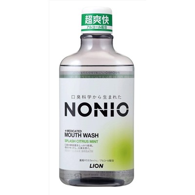LION Ополаскиватель для полости рта  антибактериальный NONIO cо вкусом мяты и цитруса 600 мл