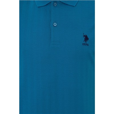 Erkek Petrol Polo Yaka Tişört