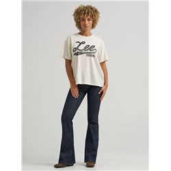 WOMEN'S CURSIVE LOGO TEE