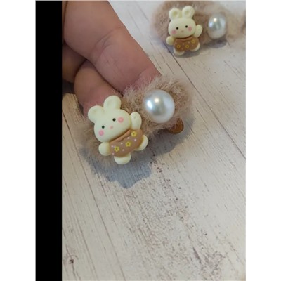 Резинки для волос меховые 60219 2шт