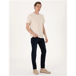 Koyu Lacivert Slim Fit Jean Pantolon
