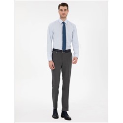 Açık Mavi Regular Fit Uzun Kollu Basic Gömlek