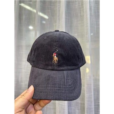 Вельветовая бейсболка унисекс   Pol*o Ralp*h Laure*n