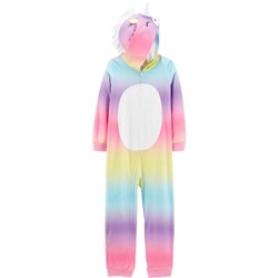 Carter's | Kid 1-Piece Unicorn Hooded Fleece Footless PJs