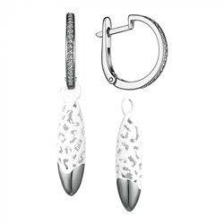 Серьги серебро 52978SW