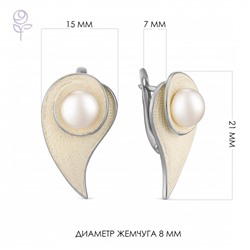 Серьги серебро 52827S1H