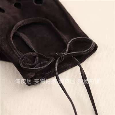 Женские замшевые перчатки без пальцев  ZAR*A