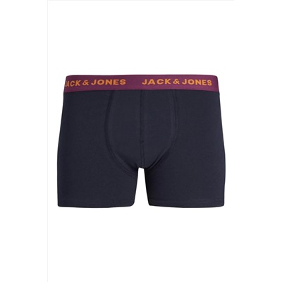 Jack & Jones JACSOLID CONTRAST TRUNKS 5 PACK 5'li Renkli Boxer Set