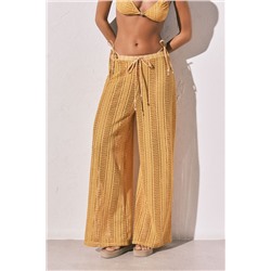 Pantalón largo crochet multicolor