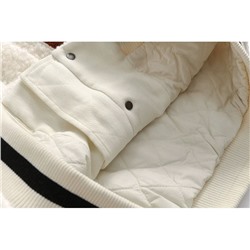 Тёплый бомбер шерпа