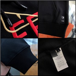 Толстовка худи с объемной вышивкой Fend*i 👀   Унисекс модель