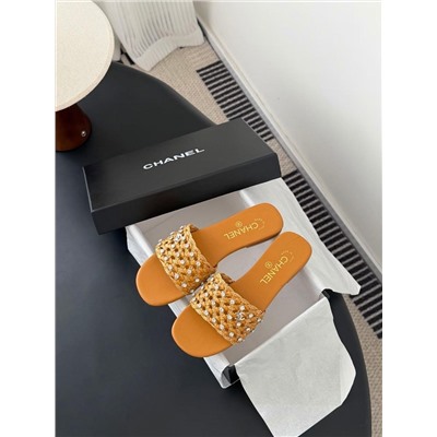 Женские шлепки / мюли 5 цветов ШАНЕЛ*Ь