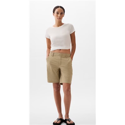9" Downtown Khaki Bermuda Shorts