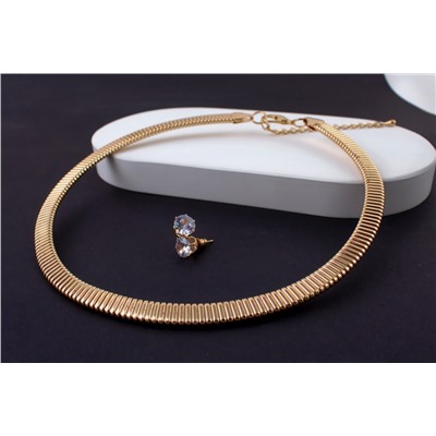 Дизайнерский чокер-обруч Жгут, 8мм + Подарок