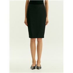 Юбка-карандаш миди из костюмной шерсти, S663/aspect