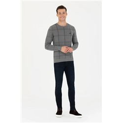 Erkek Gri Melanj Kazak