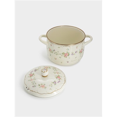 Кастрюля, 3,8 л, 20 см, эмалированная, Воспоминание