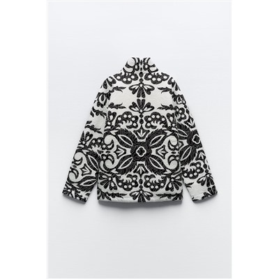 CHAQUETA ACOLCHADA ESTAMPADA