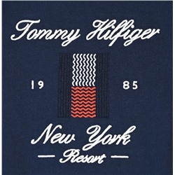 Мужская хлопковая рубашка-поло  ТОММИ ХИЛФИГЕ*Р