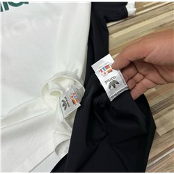 Эластичная футболка АДИДА*С 🩵  Материал: хлопок с небольшой примесью полиэстера